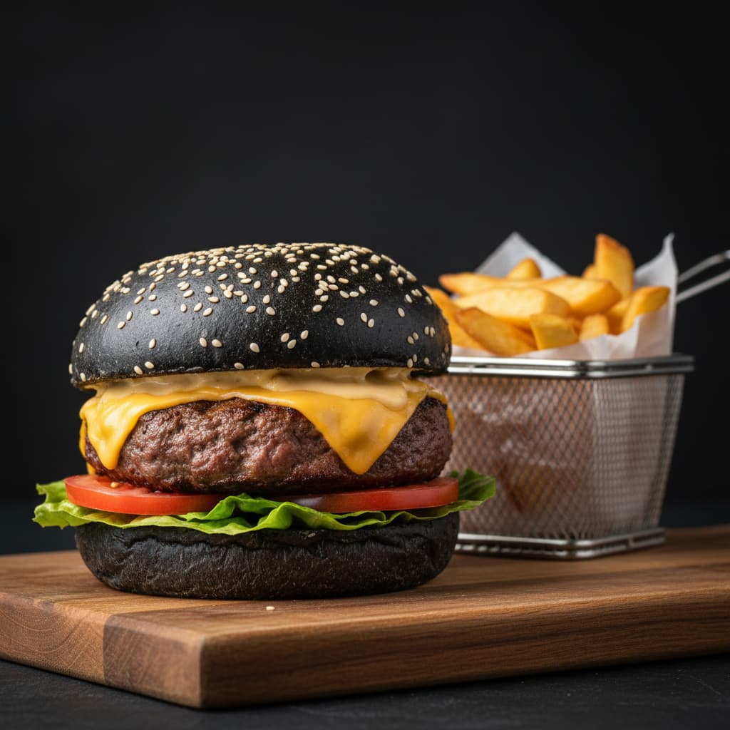 Gourmet angus marha hamburger